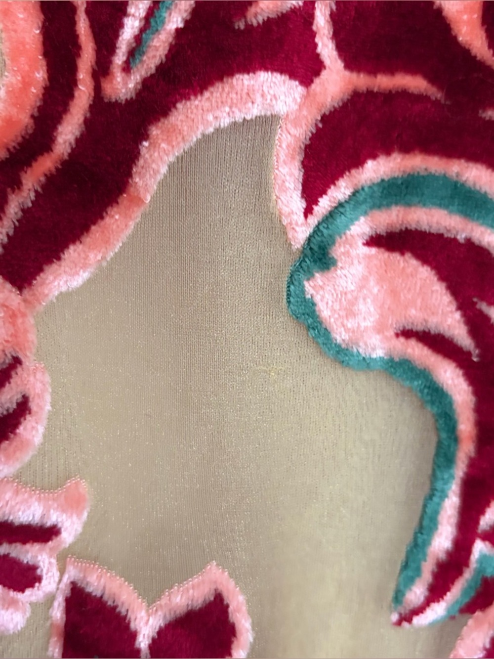 ETRO Damask Velvet Burnout Top - Picture 3 of 7